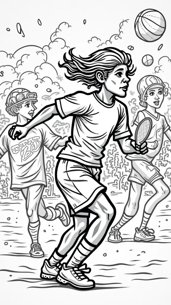 coloriages sportifs gratuits imprimables